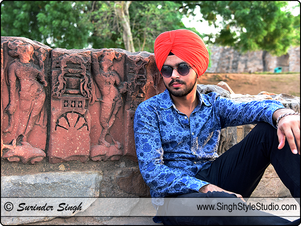 Sikh Male Model Portfolio Shoot in Delhi India