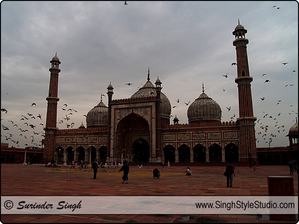 Islam Religious Photography, Jama Masjid, Delhi, India.